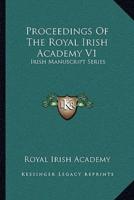 Proceedings Of The Royal Irish Academy V1