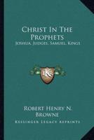 Christ In The Prophets