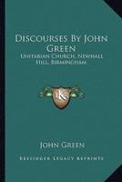 Discourses By John Green