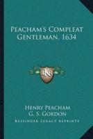 Peacham's Compleat Gentleman, 1634