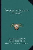 Studies In English History