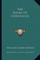 The Books Of Chronicles