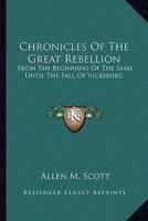 Chronicles Of The Great Rebellion