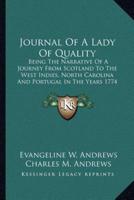 Journal Of A Lady Of Quality