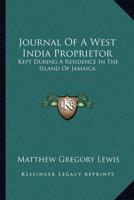 Journal Of A West India Proprietor
