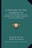 A History Of The Hebrews V2