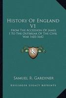 History Of England V1