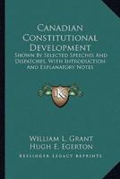 Canadian Constitutional Development