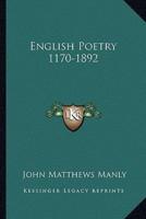 English Poetry 1170-1892