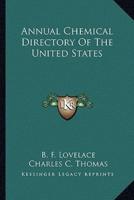 Annual Chemical Directory Of The United States