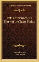 Pete Cow Puncher a Story of the Texas Plains
