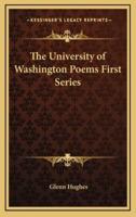 The University of Washington Poems First Series