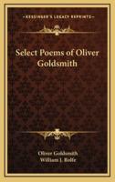 Select Poems of Oliver Goldsmith