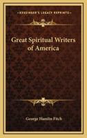Great Spiritual Writers of America