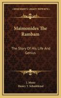 Maimonides The Rambam