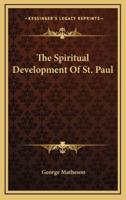 The Spiritual Development Of St. Paul