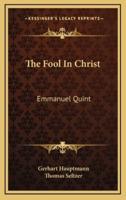 The Fool in Christ