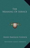 The Meaning of Service