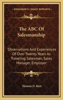 The ABC Of Salesmanship