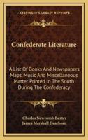 Confederate Literature