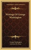 Writings Of George Washington