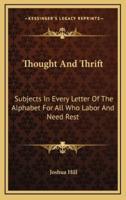 Thought and Thrift