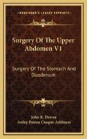 Surgery of the Upper Abdomen V1