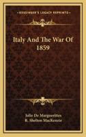 Italy and the War of 1859