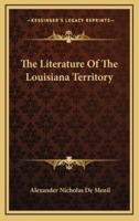 The Literature of the Louisiana Territory