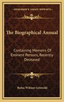 The Biographical Annual