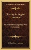 Chivalry In English Literature