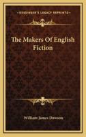 The Makers of English Fiction