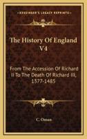 The History Of England V4