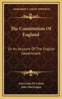 The Constitution of England