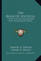 The Book Of Leviticus