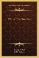 Christ The Teacher