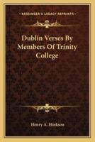 Dublin Verses by Members of Trinity College