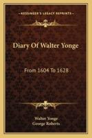 Diary Of Walter Yonge
