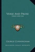 Verse And Prose