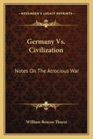Germany Vs. Civilization