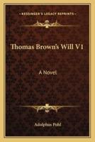 Thomas Brown's Will V1