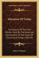Abyssinia Of Today