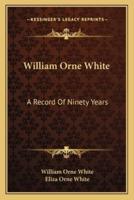 William Orne White