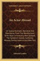 An Actor Abroad