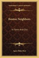 Boston Neighbors