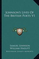 Johnson's Lives Of The British Poets V1