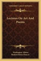 Lectures On Art And Poems