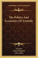 The Politics And Economics Of Aristotle