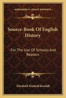 Source-Book Of English History