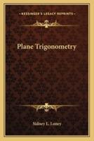 Plane Trigonometry